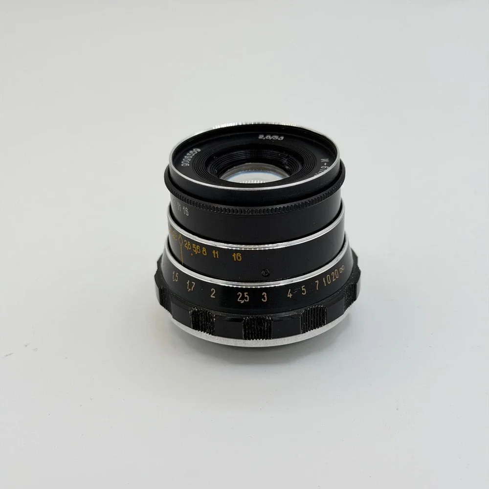 Industar-61 L/D 53mm f/2.8 Vintage Soviet M39 Rangefinder Lens Black 9096559